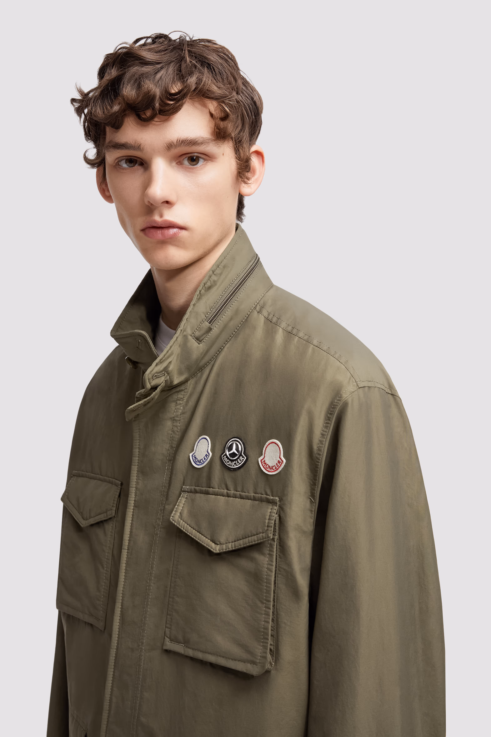 Moncler x Mercedes-Benz by NIGO Orus Down Field Jacket Men Olive Green Moncler 4